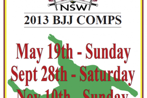 BJJ NSW 2013 Competition Calendar